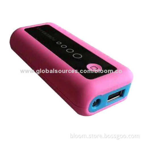 5,200mAh Portable Mobile Phone Charger with LED Flashlight, for iPhone/iPod/Nokia/Other Mobile PhoneNew